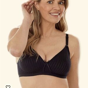 Bestform black cotton bra
